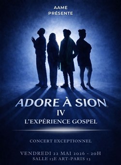 Affiche de Adore à Sion 4