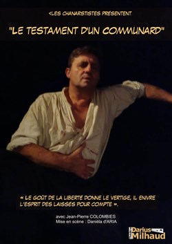 Affiche de Jean-Pierre Colombies dans Le testament d'un communard