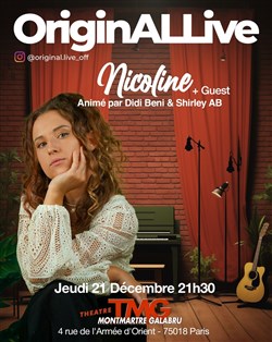 Affiche de Showcase Nicoline Julie Layse Hélène Renard Elah Cassy + guests