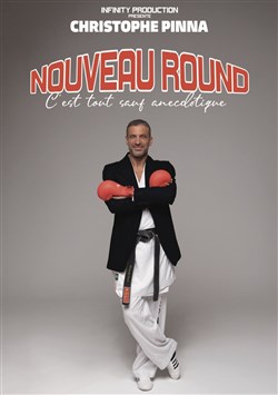 Affiche de Christophe Pinna dans Nouveau round, c'est tout sauf anecdotique