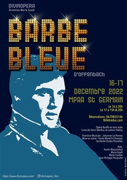 Affiche de Barbe-Bleue de Jacques Offenbach