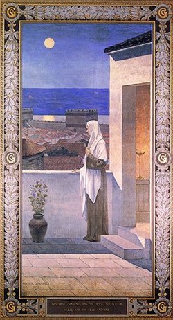 Affiche de Saint-Etienne-du-Mont et la Montagne Sainte Geneviève