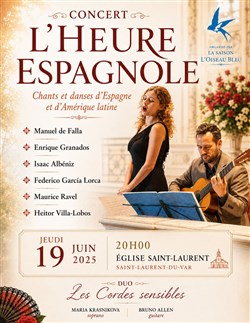 Affiche de Concert l'Heure Espagnole