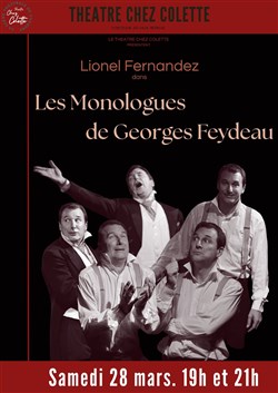 Affiche de Les monologues de Georges Feydeau