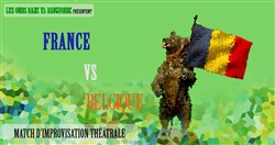 Affiche de Les ours dans ta baignoire : Match d'improvisation France VS Belgique