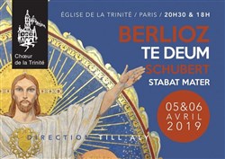 Affiche de Concert Berlioz et Schubert