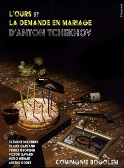 Affiche de L'ours / La demande en mariage | de Tchekhov