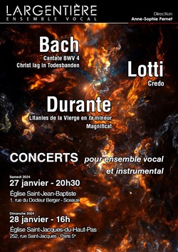 Affiche de Concert de musique baroque