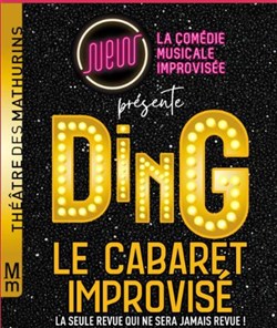 Affiche de Ding - Le Cabaret improvisé