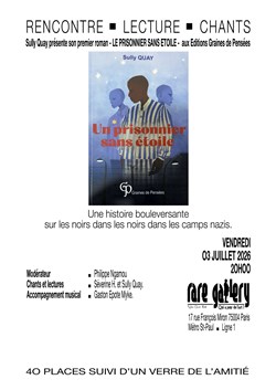 Affiche de Rencontre, lecture et chants avec Sully Quay