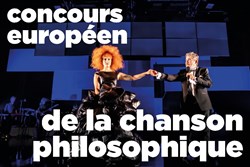 Affiche de Concours européen de la chanson philosophique