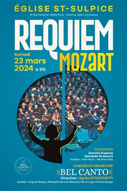 Affiche de Grand concert requiem de Mozart : Idomenee