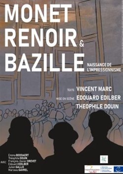 Affiche de Monet, Renoir et Bazille