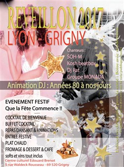 Affiche de Réveillon 2017 à Lyon-Grigny