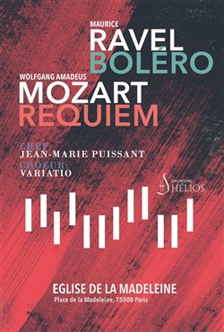 Affiche de Boléro de Ravel / Requiem de Mozart