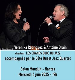 Affiche de Les grands duos du jazz avec Veronika Rodriguez & Antoine Orain