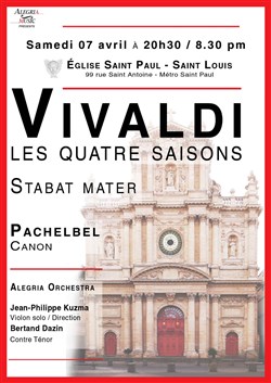 Affiche de Vivaldi : Les Quatre Saisons et le Stabat Mater