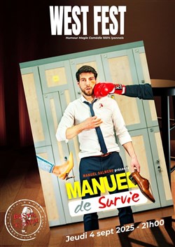 Affiche de Manuel Salmero dans Manuel de survie | West Fest