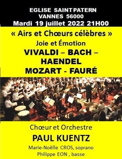 Affiche de Paul Kuentz, Choeur & orchestre | Vannes