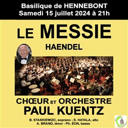 Affiche de Choeur et Orchestre Paul Kuentz : Messie de Haendel