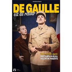 Affiche de De Gaulle est de retour