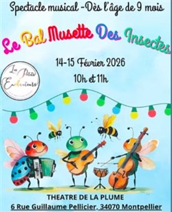 Affiche de Le bal musette des insectes
