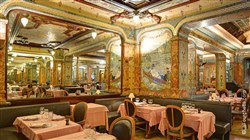 Affiche de Visite guidée : Autour de la gare Saint-Lazare, de l'immeuble habité par Marcel Proust à la Brasserie Mollard | par Pierre-Yves Jaslet