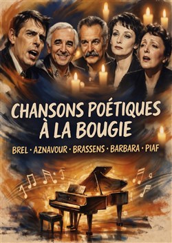 Affiche de Chansons poétiques à la bougie
