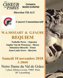 Affiche de WA Mozart & G. Fauré : Requiem