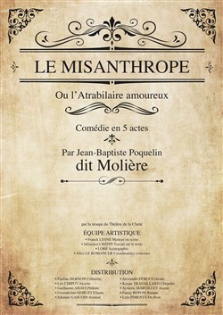 Affiche de Le Misanthrope