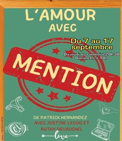 Affiche de L'amour avec mention