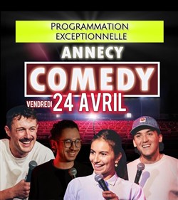 Affiche de Annecy Comedy : la soirée de l'humour