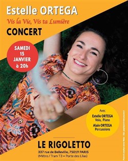 Affiche de Estelle Ortega en concert