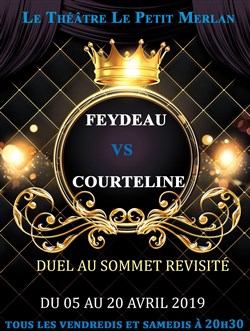 Affiche de Feydeau VS Courteline
