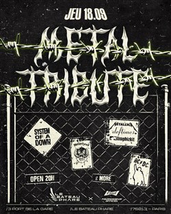 Affiche de Metal tribute night : le choc des légendes