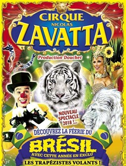 Affiche de Cirque Nicolas Zavatta Douchet | Bourgueil
