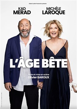 Affiche de L'âge bête | avec Michèle Laroque et Kad Merad