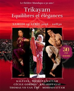 Affiche de Trikayam - Equilibres et élégances - Danses indiennes