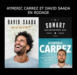 Affiche de Aymeric Carrez et David Saada en rodage