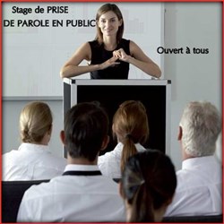 Affiche de Stage de prise de parole en public