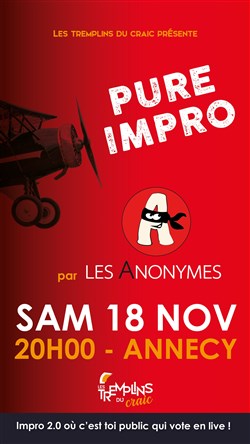 Affiche de Les Anonymes : pure impro