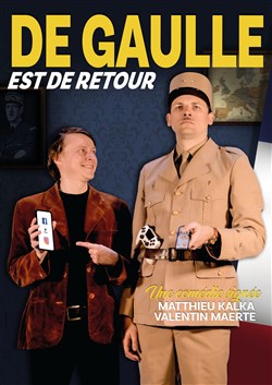 Affiche de De Gaulle est de retour
