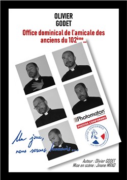 Affiche de Office dominical de l'amicale des anciens du 102ème...