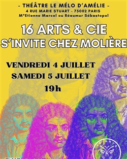 Affiche de 16 arts & cie s'invite chez Molière