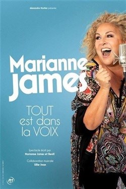 Affiche de Marianne James dans Tout est dans la voix