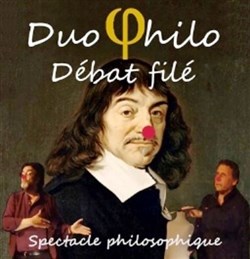 Affiche de De Descartes à Sartre : Duo Philo Débat Filé