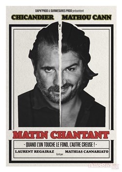 Affiche de Chicandier et Mathou dans Matin chantant