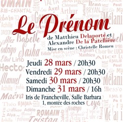 Affiche de Le prénom