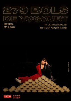 Affiche de 279 bols de yogourt