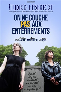 Affiche de On ne couche pas aux enterrements